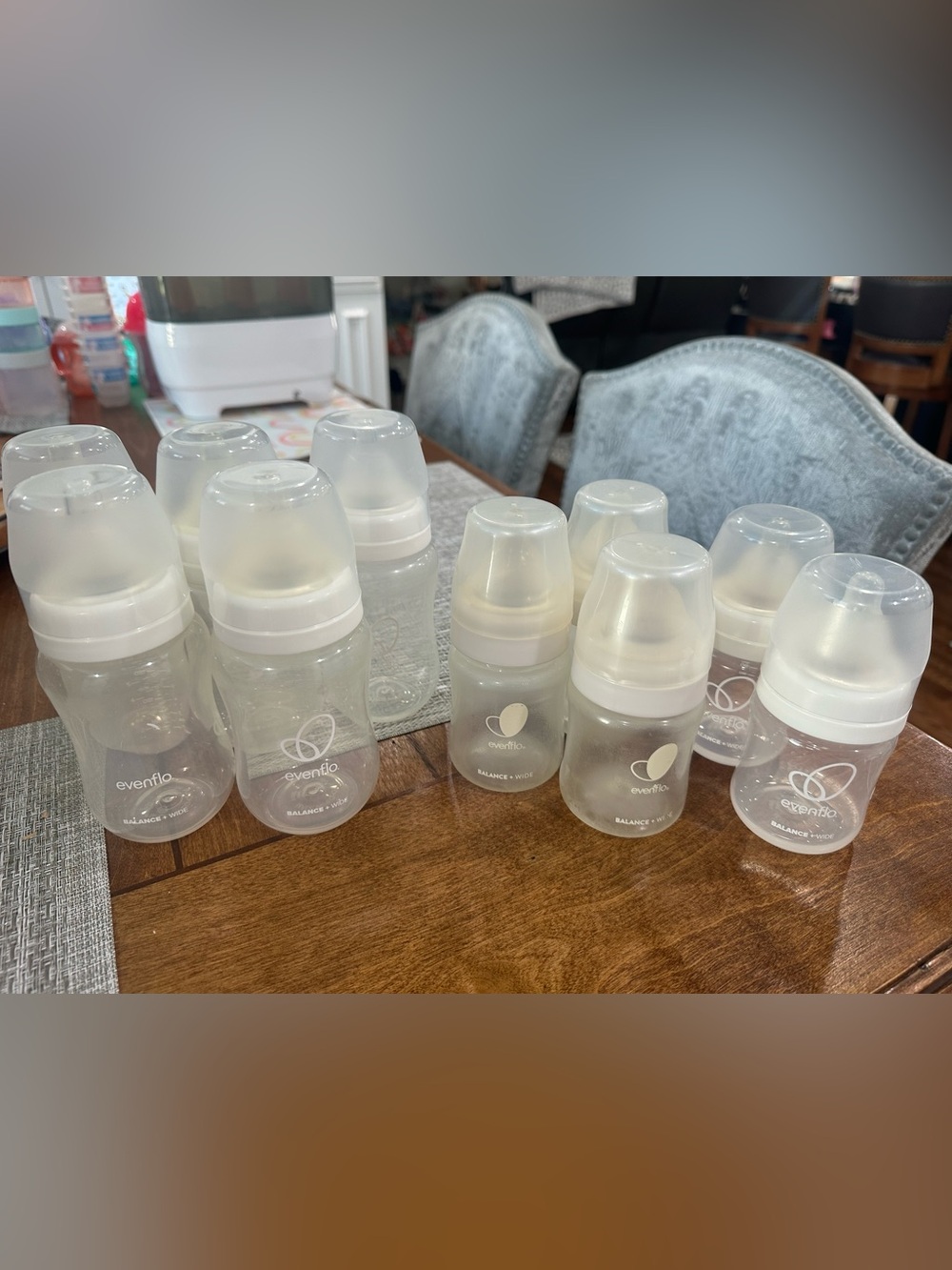 Evenflo Balance + Wide Clear Baby Bottles